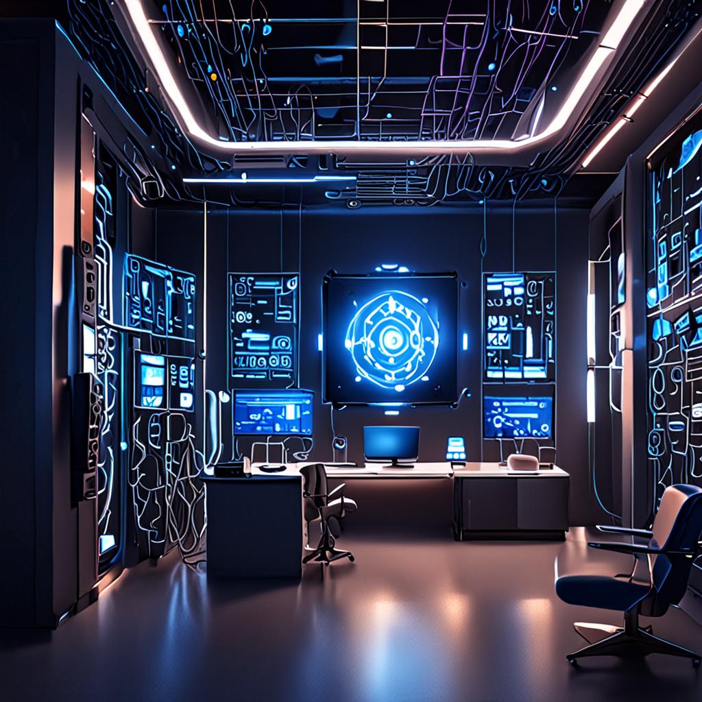 A high-tech futuristic diagram illustrating open-weight AI architecture, data quantization, LoRA adaptors, and private cloud deployment nodes glowing with neon blue and metallic silver hues. A high-tech futuristic diagram illustrating open-weight AI architecture, data quantization, LoRA adaptors, and private cloud deployment nodes glowing with neon blue and metallic silver hues.