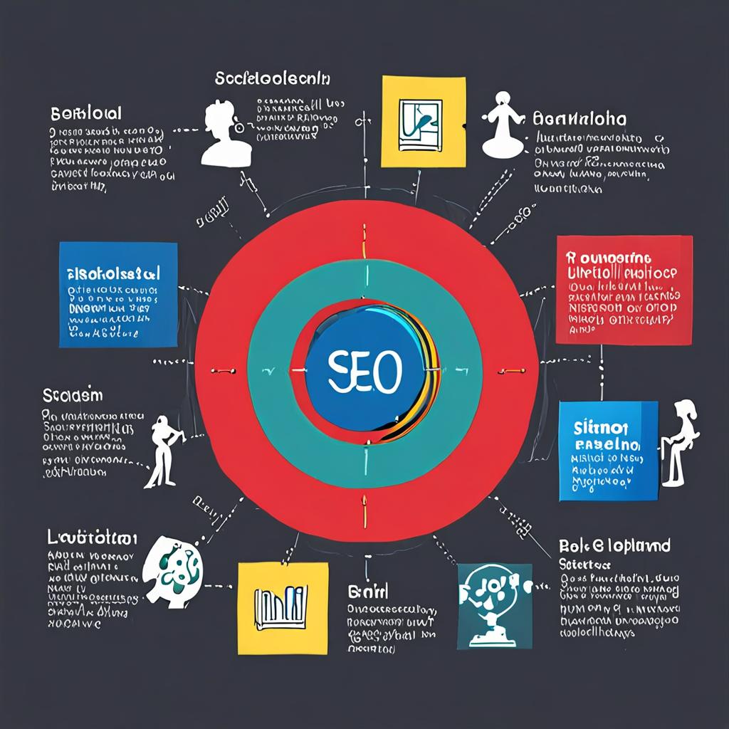 A diagram illustrating the importance of keyword research in SEO, with a focus on search volume and competition