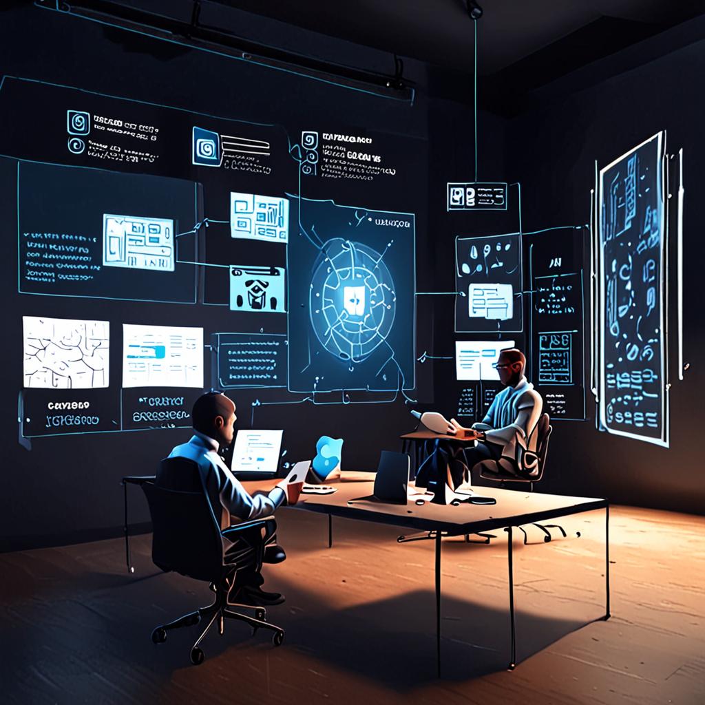 A conceptual diagram rendered in a sleek photorealistic dark UI style showing multi-agent AI collaboration, sub-agent micro-task delegation, and secure API bridging. A conceptual diagram rendered in a sleek photorealistic dark UI style showing multi-agent AI collaboration, sub-agent micro-task delegation, and secure API bridging.