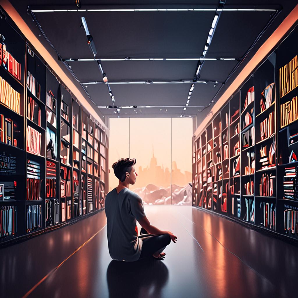 A futuristic AI-powered content creation platform, featuring a user-friendly interface, advanced algorithms, and a vast library of digital assets A futuristic AI-powered content creation platform, featuring a user-friendly interface, advanced algorithms, and a vast library of digital assets