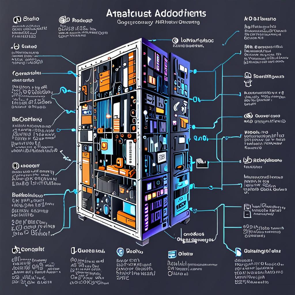 A detailed technical diagram of the architecture of autonomous AI agents, highlighting key components and technologies, 8k resolution, cinematic A detailed technical diagram of the architecture of autonomous AI agents, highlighting key components and technologies, 8k resolution, cinematic