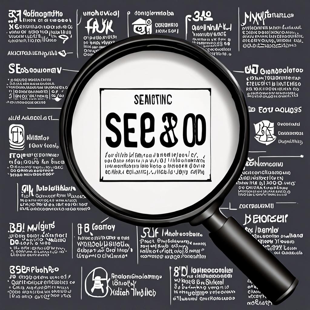 A diagram showing the importance of semantic search in on-page SEO optimization, with a magnifying glass hovering over a search query, 4k resolution, cinematic A diagram showing the importance of semantic search in on-page SEO optimization, with a magnifying glass hovering over a search query, 4k resolution, cinematic