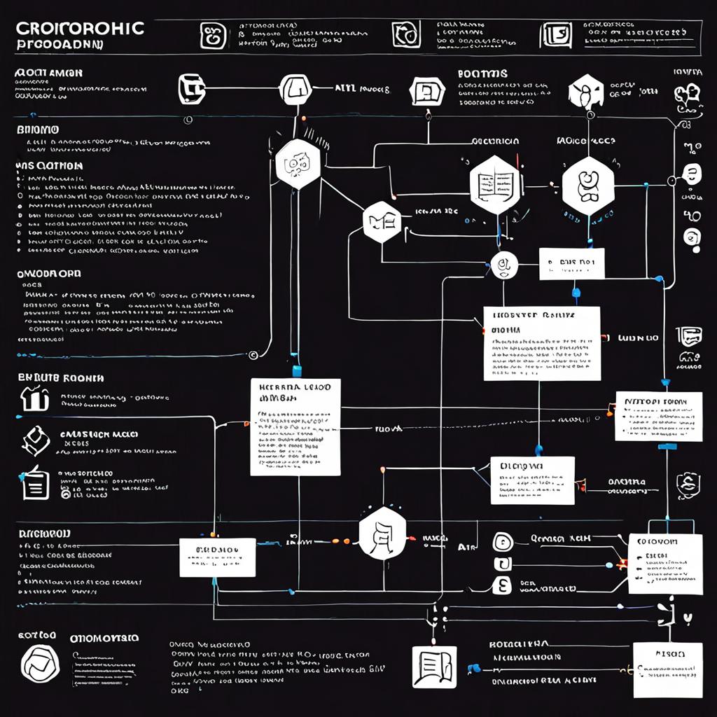 A detailed diagram of a blockchain‑based credential system overlayed on a web page, showing cryptographic hashes linking author bios to verified academic records, in a sleek dark UI. A detailed diagram of a blockchain‑based credential system overlayed on a web page, showing cryptographic hashes linking author bios to verified academic records, in a sleek dark UI.